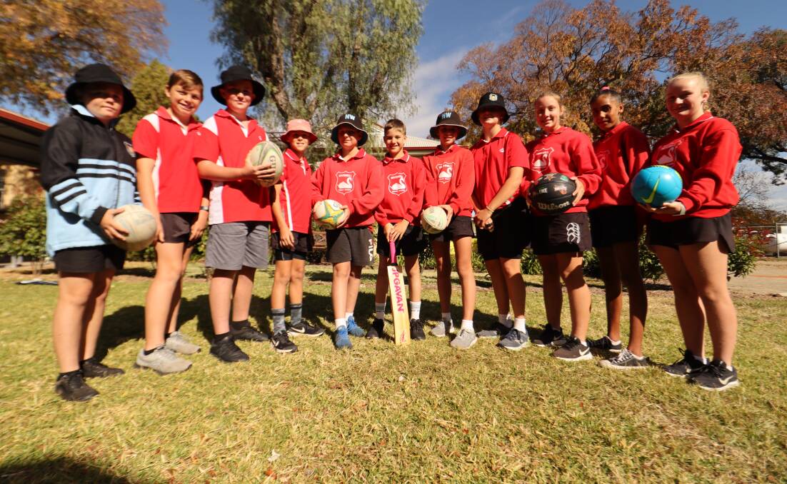 TEAM WORK: 11 students from Inverell Public School will be heading off to Sydney to represent their zone at state sporting competitions. Photo: Jacinta Dickins