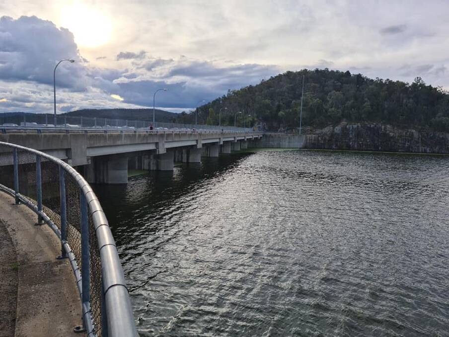 SPILL: Copeton Dam is spilling for the first time since 2012, sitting at 99 per cent for the fifth time since its construction. Photo: NSW SES Inverell Unit