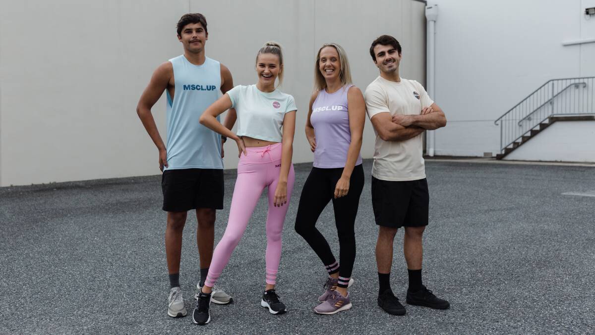 JUMP UP: Founded in Grafton NSW, MSCL.UP is an activewear brand and wellness movement celebrating Aboriginal culture.