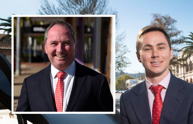 WISH: MP Barnaby Joyce (inset) and Business NSW region manager Joe Townsend weigh in about what they want the federal budget to look like. 