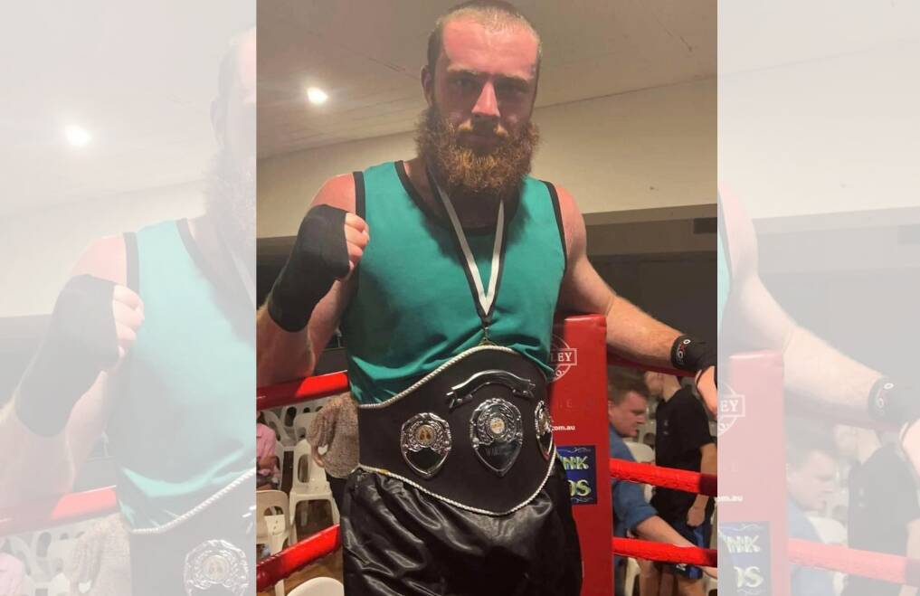 WINNER: Inverell's Rick Peter Sandral has come away with a heavyweight win in Tweed Heads on the weekend, another notch in his belt as he moves to go pro. Photo: Supplied