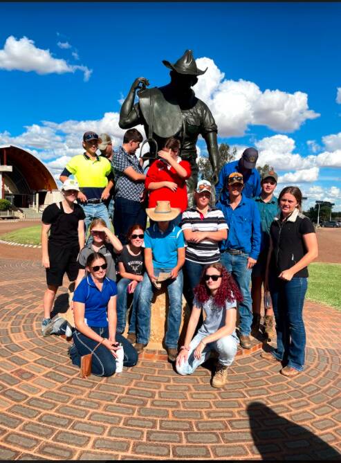 FUN: Students learned about past pioneering figures in Ag, and had a blast while they were at it. Photo: Supplied