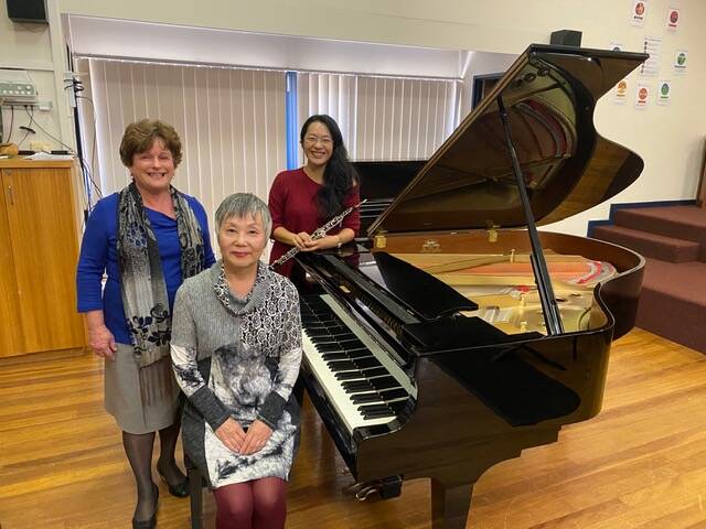 SOUND OF MUSIC: Armidale's Li Ling Chen and Inverell's Peta Blyth and Keiko Robertson will grace the Shire with a special concert in Inverell. Photo: Supplied