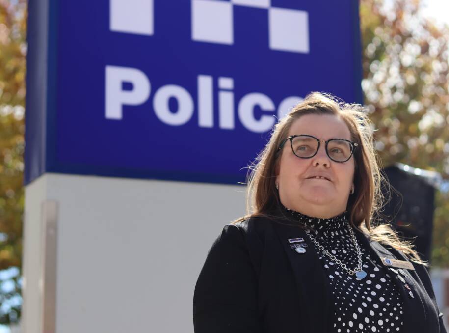 LONGEST TERM: Jo Crook-Cowley has been recognised for her long service at Inverell Police Station, and is believed to be the longest serving member Inverell has ever had. Photo: Jacinta Dickins
