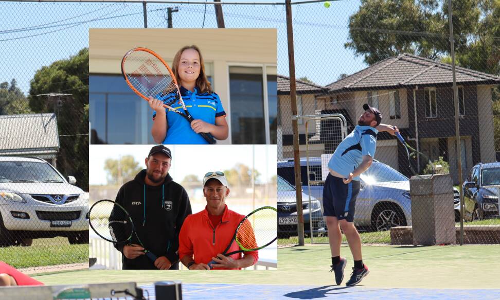 FAR FLUBG: People came from as far as the Sunshine Coast and Brisbane to take part in the Inverell Tennis Club tournament. Photos: Jacinta Dickins