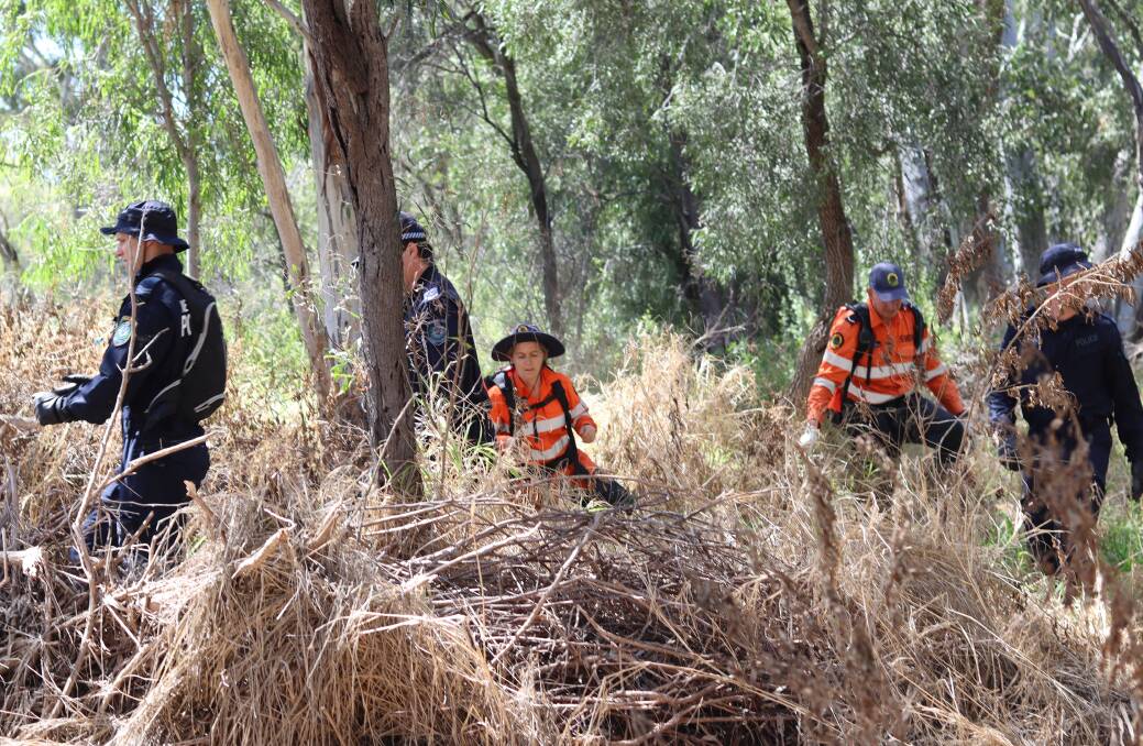 SEARCH: Police have been joined by SES to search the area near Moree. Photo: Jacinta Dickins