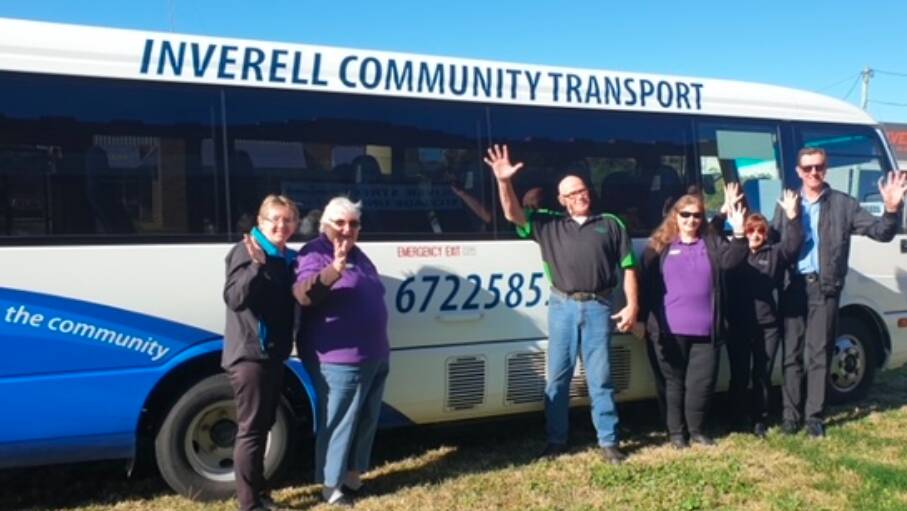 A few of Inverell Home Support Programs Staff and volunteers waving in support of the National Volunteer Week Australias Wave Your Appreciation for Volunteers Campaign.