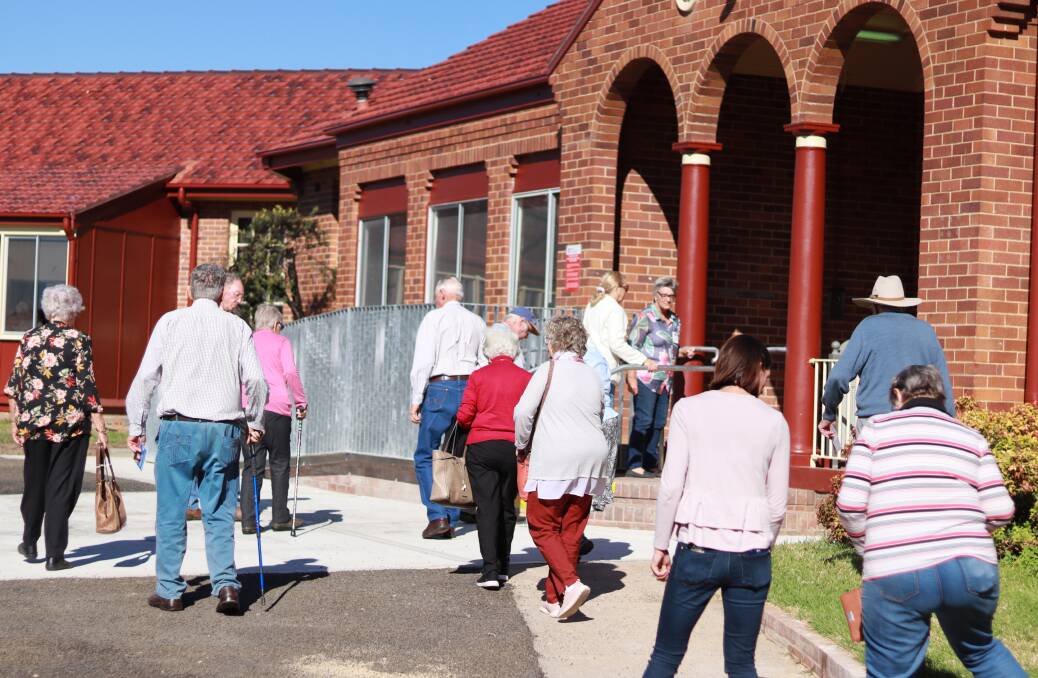 FLOCK: Community members flocked to see inside the new Community Health Centre. Photo: Jacinta Dickins