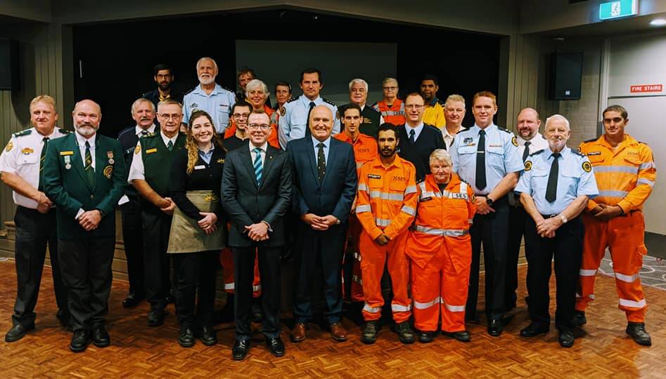 THANKS: The Minister's Appreciation Luncheon had special guests: emergency services minister David Elliot and local MP Adam Marshall. Photos: Supplied