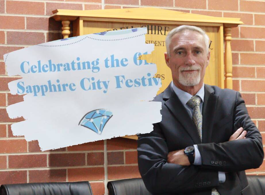 IMPOSSIBLE: Mayor and Sapphire City Festival chairman Paul Harmon was "saddened" to announce the cancellation for a second year. Photos: File