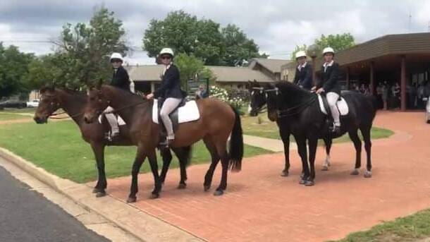 A tribute to the late Betty Joan Cook's love of horses, lead by her daughter Jodee and three granddaughters, Jolene, Kylie and Hannah.