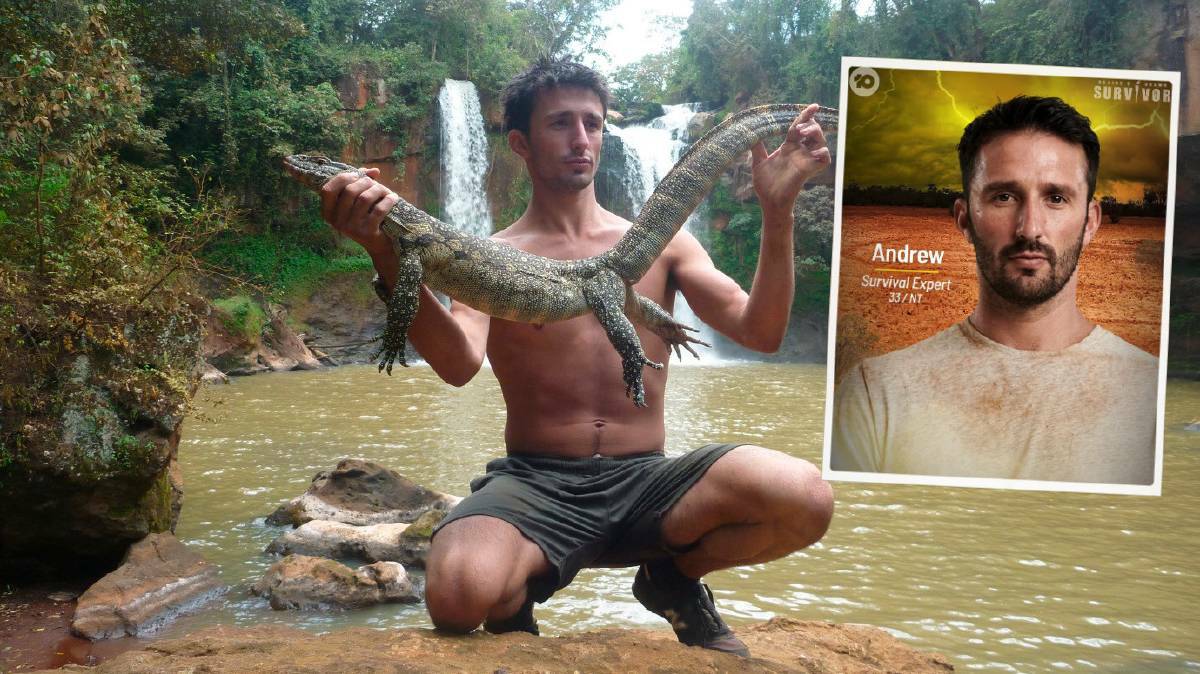 Andrew Ucles is a contestant on the new Survivor. Photo: supplied