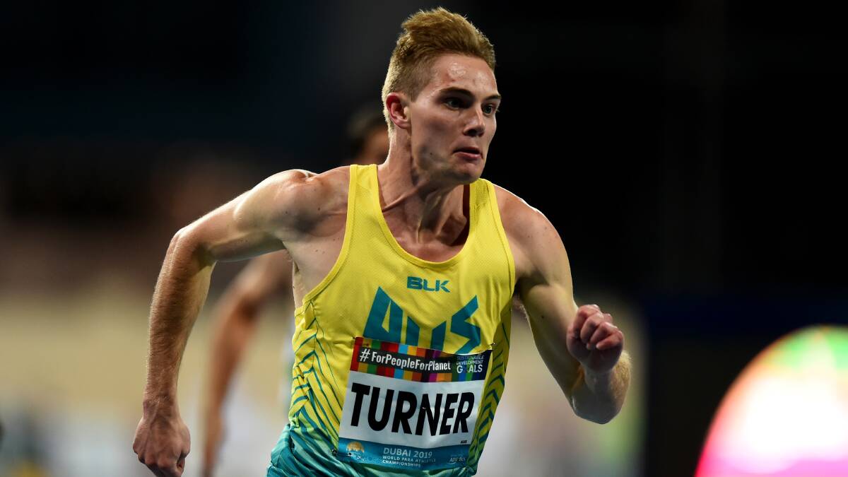 Determined: James Turner is chasing gold at the Tokyo Paralympic Games. Picture: Getty Images