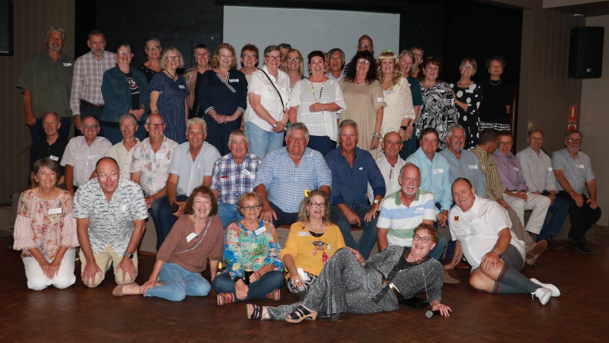 Forty five former students plus their partners turned out for a nostalgic tour of the school on March 30, then later for dinner at the RSM Club. Photo Richard Hudson