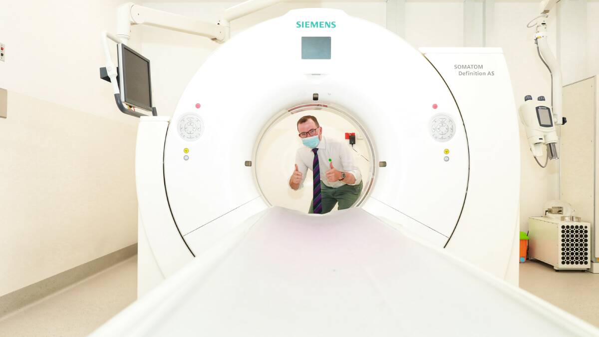 We made it clear we wanted it: CT scanner installed at hospital
