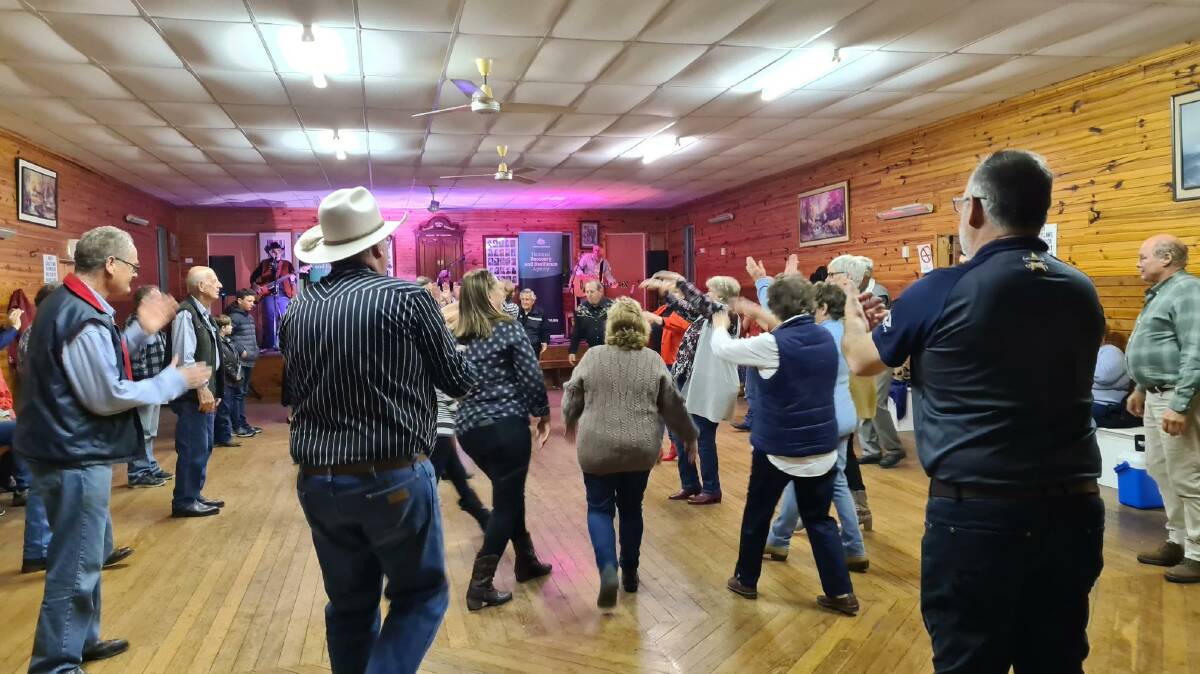 FREE FOR ALL: The community were entertained by bush dance events over the weekend.