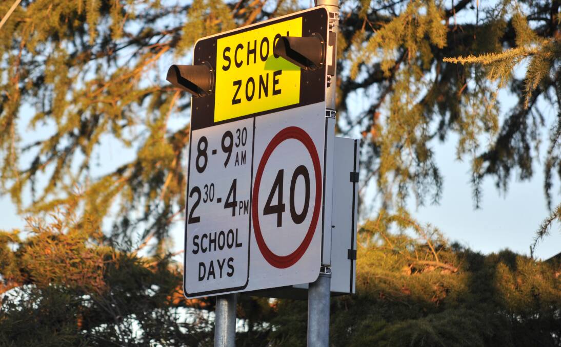 SPEED LIMIT: School zone speed limits will be enforced again as students return from holidays. Photo: FILE