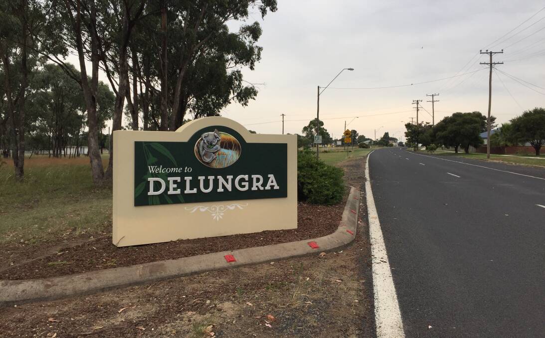 FRESH FACE: Delungra has two new welcome signs into the town, made possible in a joint effort between the community and council. 
