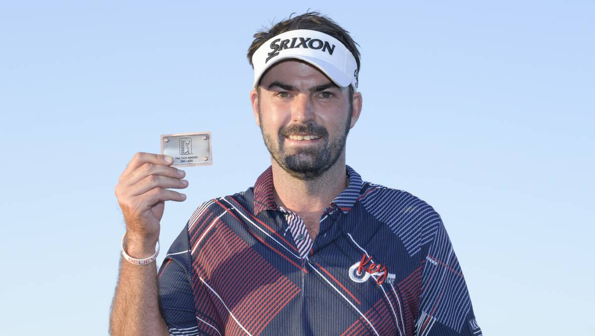 TICKET: Brett Drewitt has earned his second PGA Tour ticket. Photo: PGA Tour. 