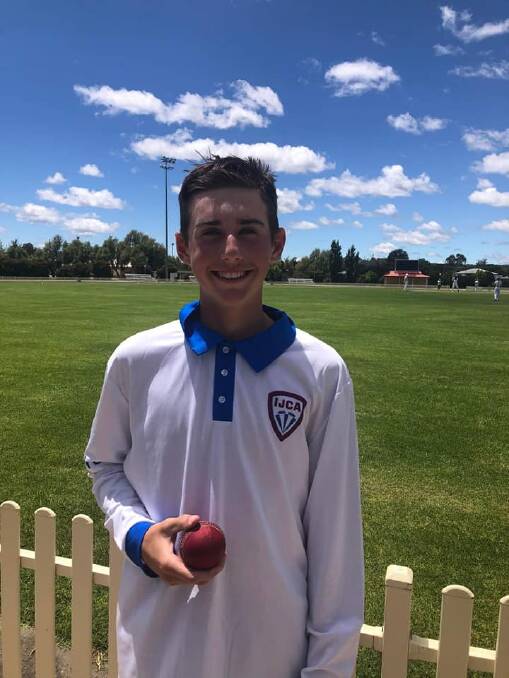 FIVE-FA: Cooper Collins took a career best 5-9 against Namoi. Photo: Supplied. 