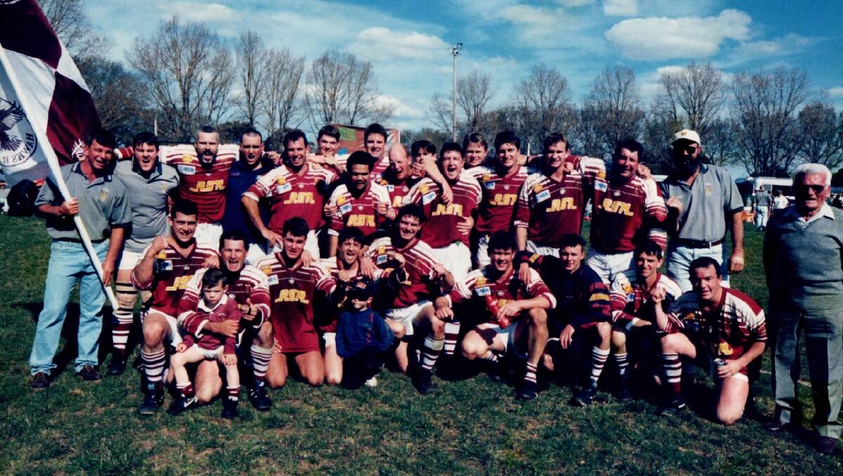Inverell Hawks: Winners of the 1997 reserve grade grand final. 