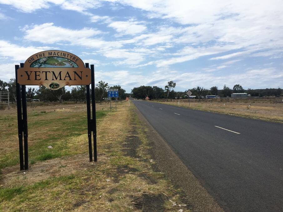 Outback: The Bruxner Highway passes through the small community of Yetman. Photo: Heidi Gibson