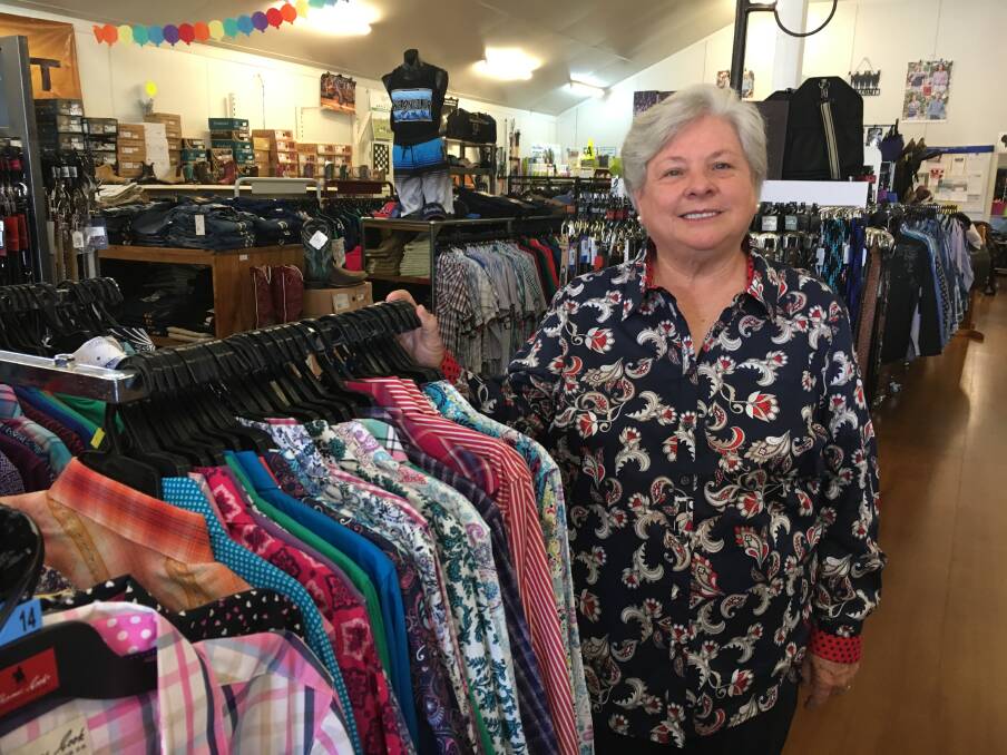 Set up shop: Di Baker owned and operated a successful business in Inverell for 26 years which still continues today. Photo: Heidi Gibson