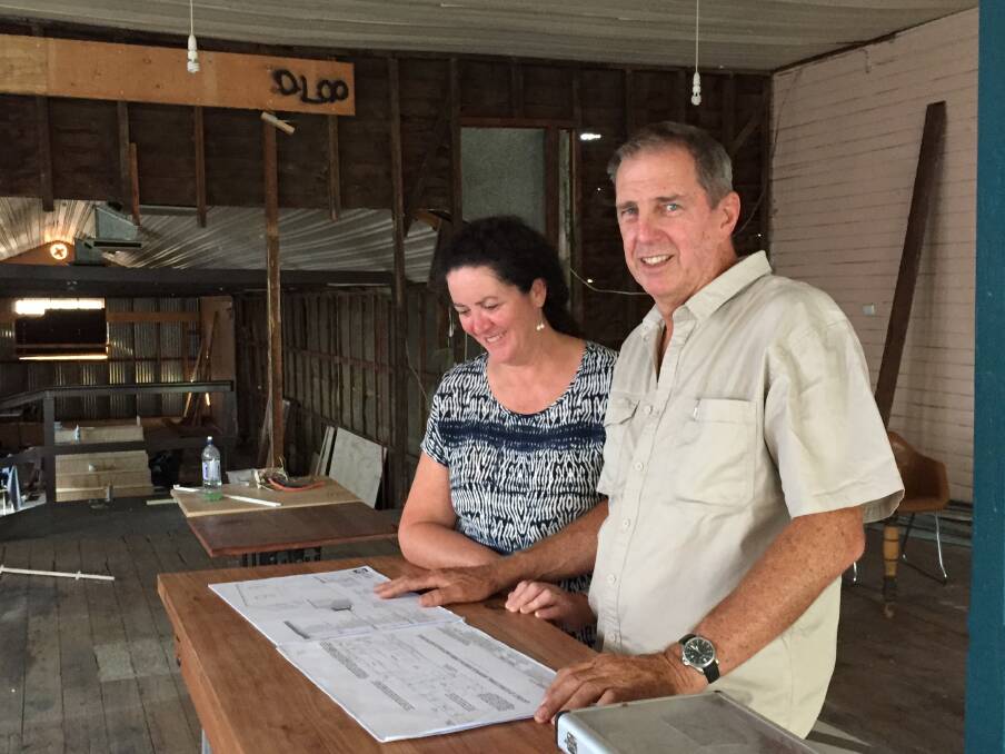Carole and Mark McNeil have a game plan and a blue print for the new business.