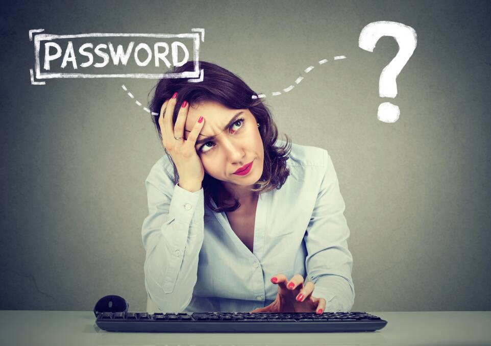 TIS THE SEAON: To forget your password. Image: SHUTTERSTOCK