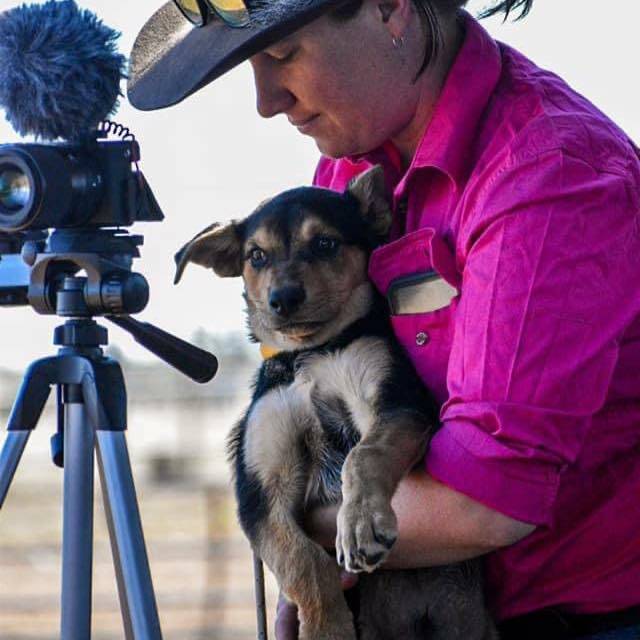 Central Highlands videographer Melissa Spencer of Stock Chick Films. Photo: Paige Donald, Captured by a cowgirl. 