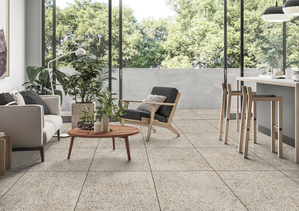 LOOK LOCAL: Australian design in 2020/21 includes slab tiles up to three metres long. 