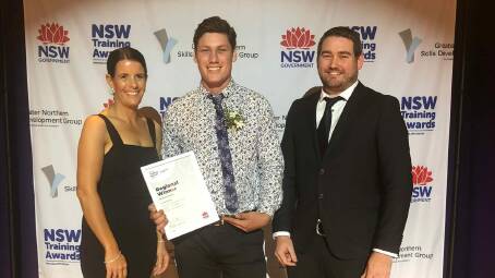 BIG WINNER: Lachlan Butler took out the top prize, Apprentice of the Year, for his work as with Boss Engineering. Photo: Indigico Creative