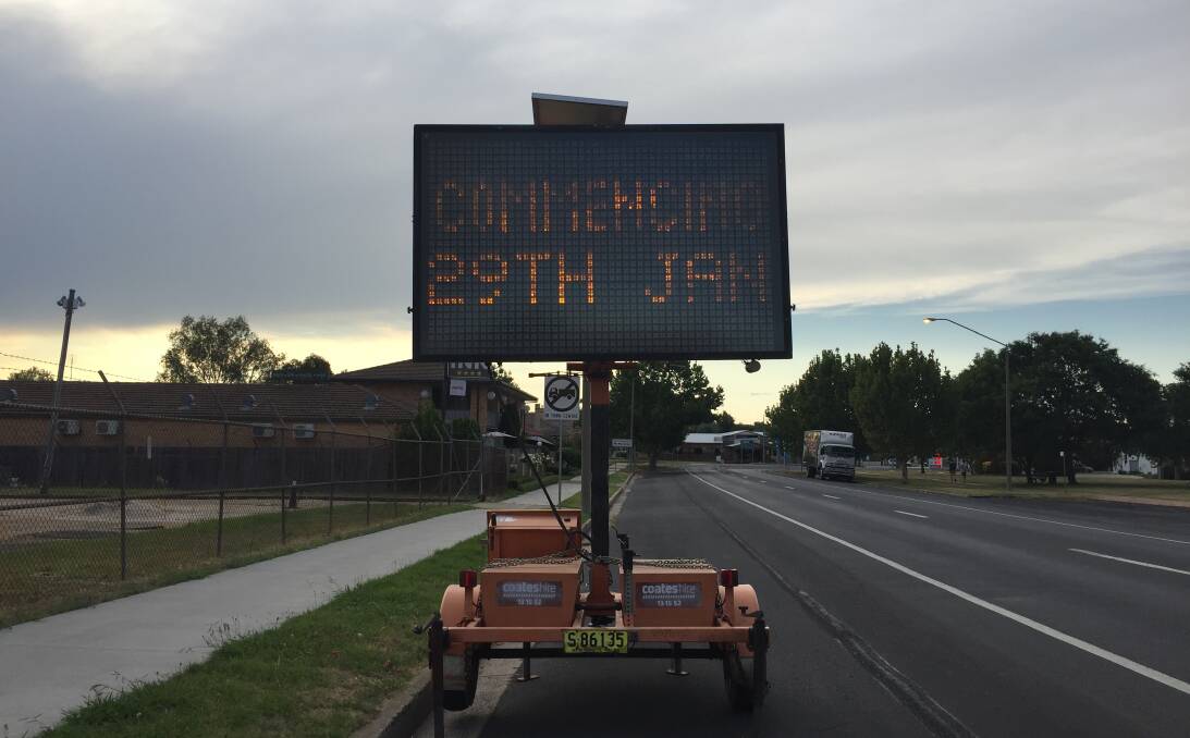 The roadworks signs are up, and for a large part of the community, heartbreak is on its way.