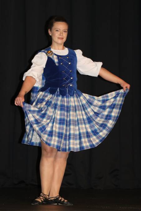 Scottish dancer Delysse Walsh performs in the auditions. Photo by Dick Hudson.