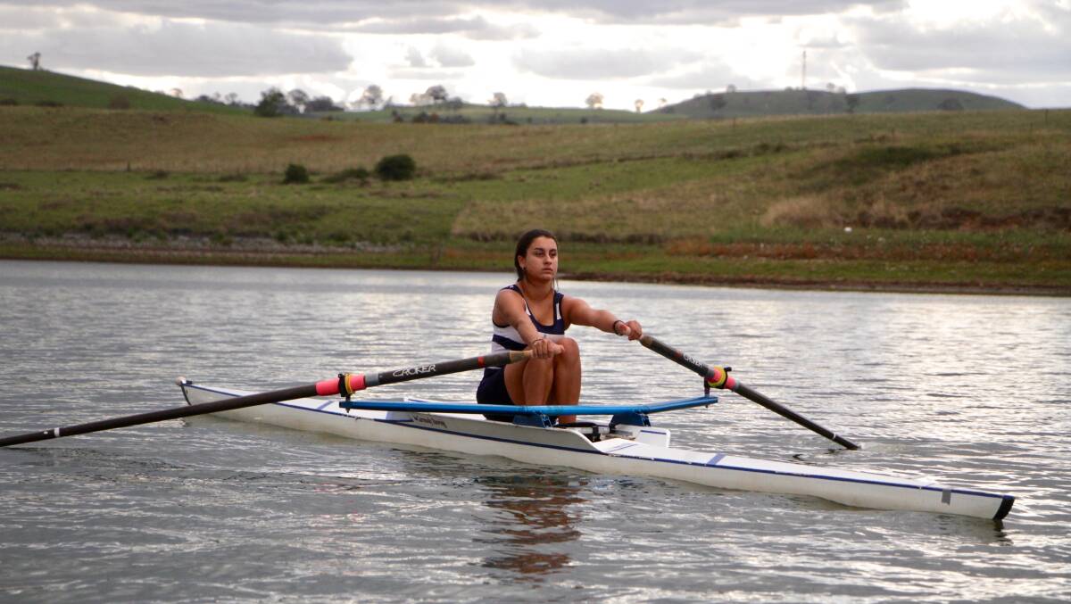 Inverell's Ramona Nedianu will race 2000 metres as a single sculler. 