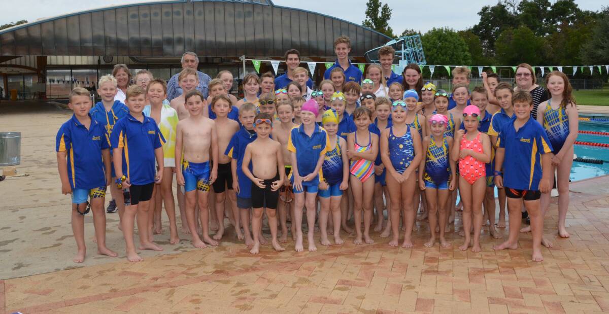 Water lovers: The Inverell Swimming Club celebrated it's 100th anniversary last year. The club hopes to continue growing this year.