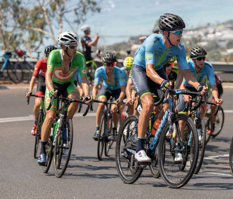 Top 10 finish: Dylan Sunderland proved he belonged in the elite level during the Herald Sun Tour. Photo by Connor McKenzie.