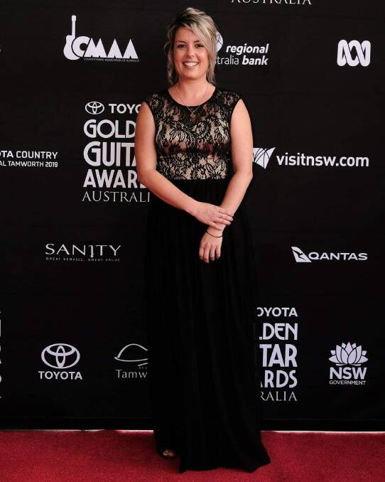 Emma had her first official red carpet appearance at the Golden Guitar awards during the Tamworth Country Music Festival in January.