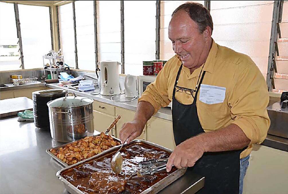 Chef Bill Floyd is always ready to cook for others at the Uniting Church's community lunches.