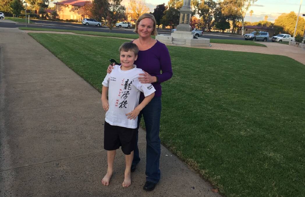 Nicole Webb said she's keen to find out if the quiet hour makes shopping easier for her son Ethan, who has autism.