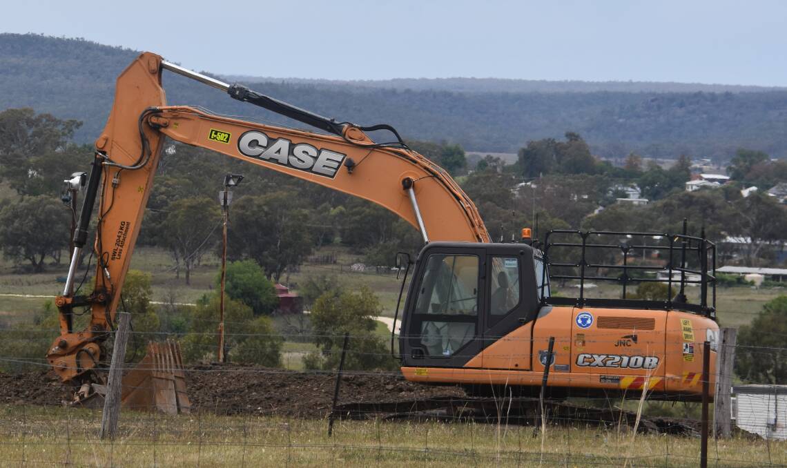 Earthworks have already begun at the saleyards. 