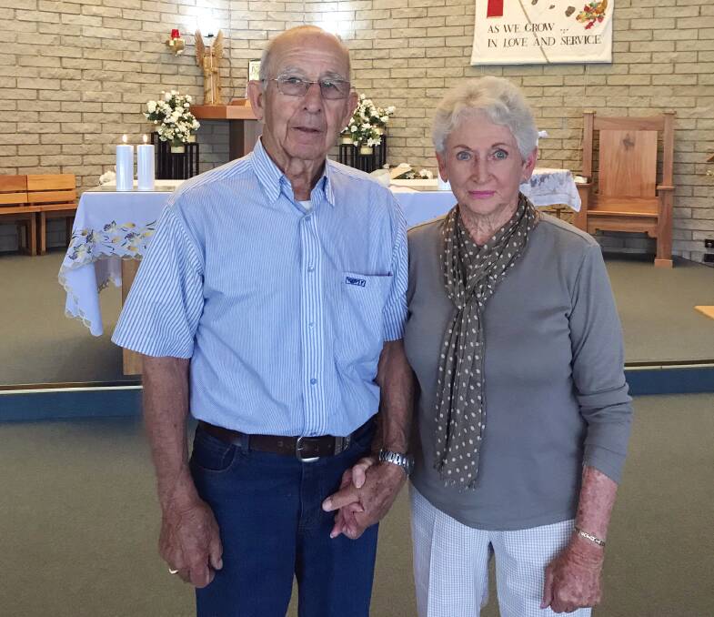 Celebrating a life lived together: Geoff and Betty Dodd will renew their vows on Thursday. 
