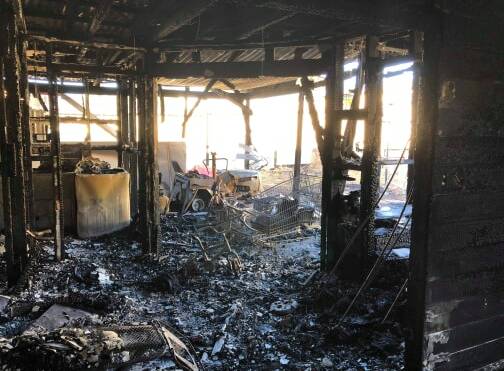 Family home destroyed by fire