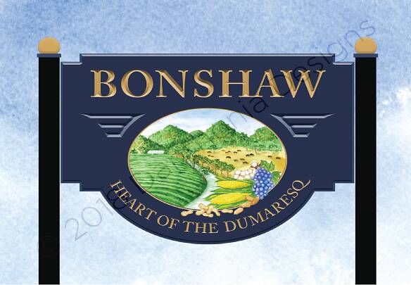 Winning design revealed for Bonshaw entry sign