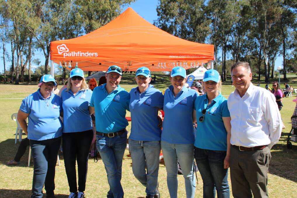 The Pathfinders Ability Links team with CEO, Alan Brennan at the Festival of Abilities.