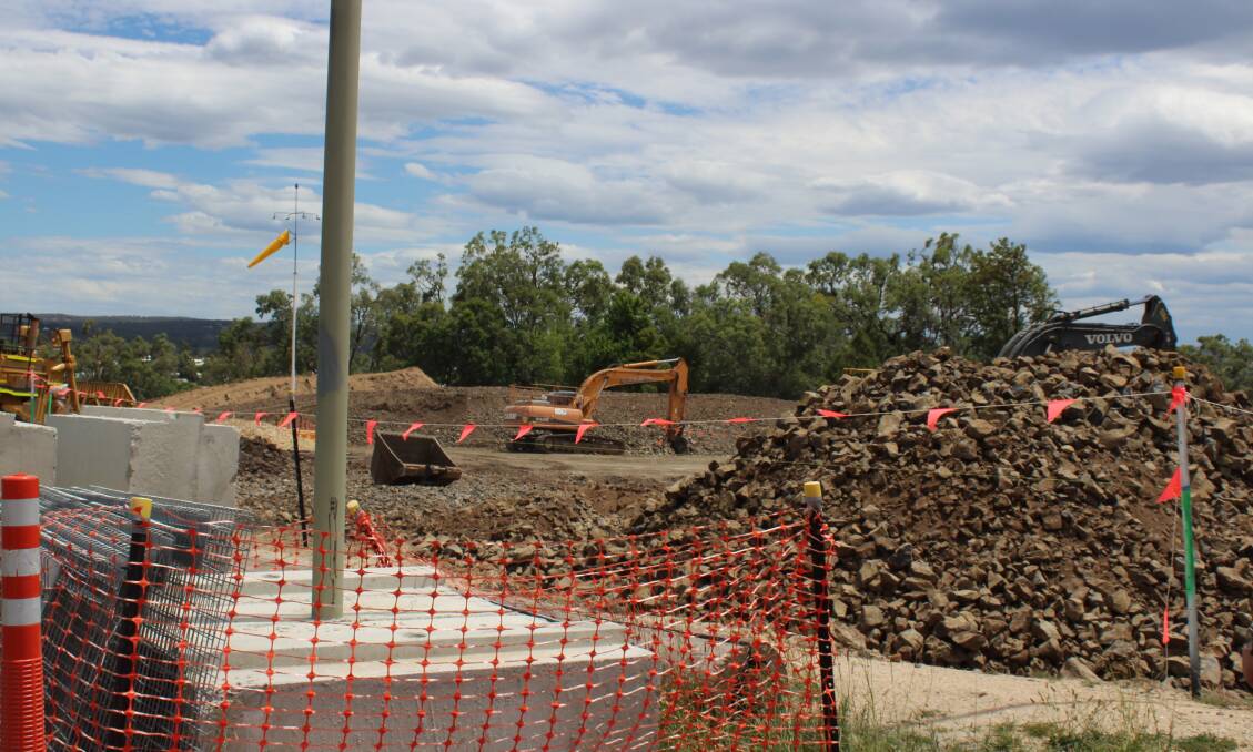 Around 7000 tonnes of rock has already been excavated and crushed on the site.