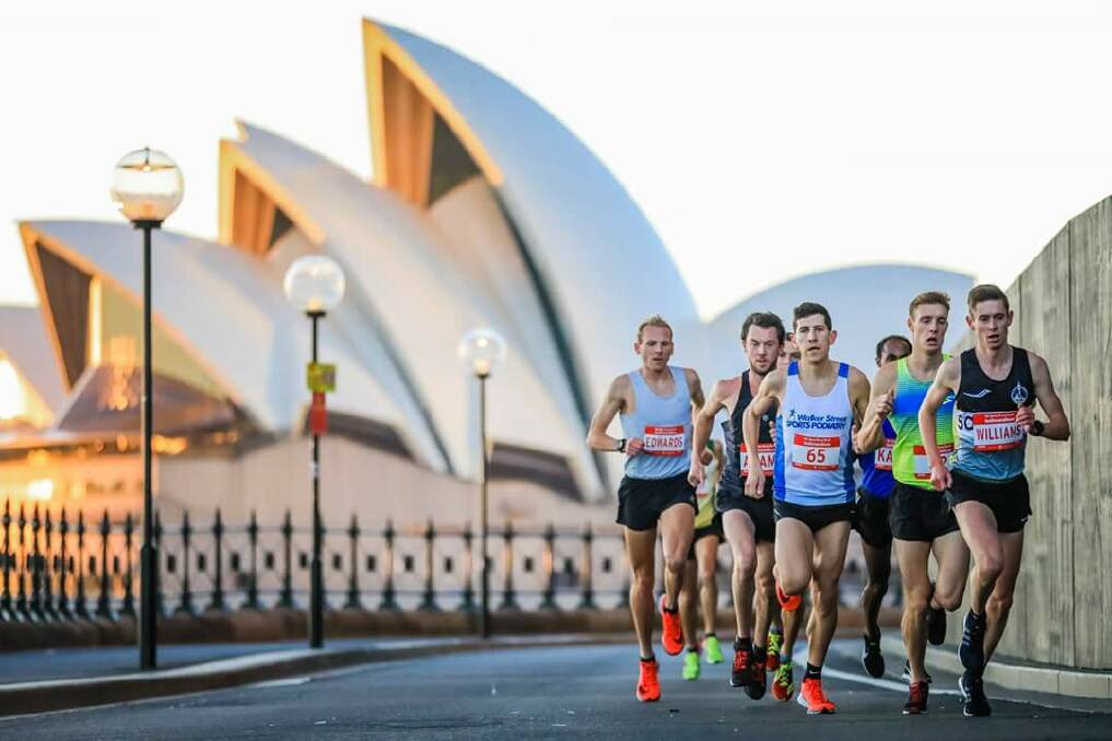 Hugh Williams raced in the Sydney half marathon before taking on the Chicago race.