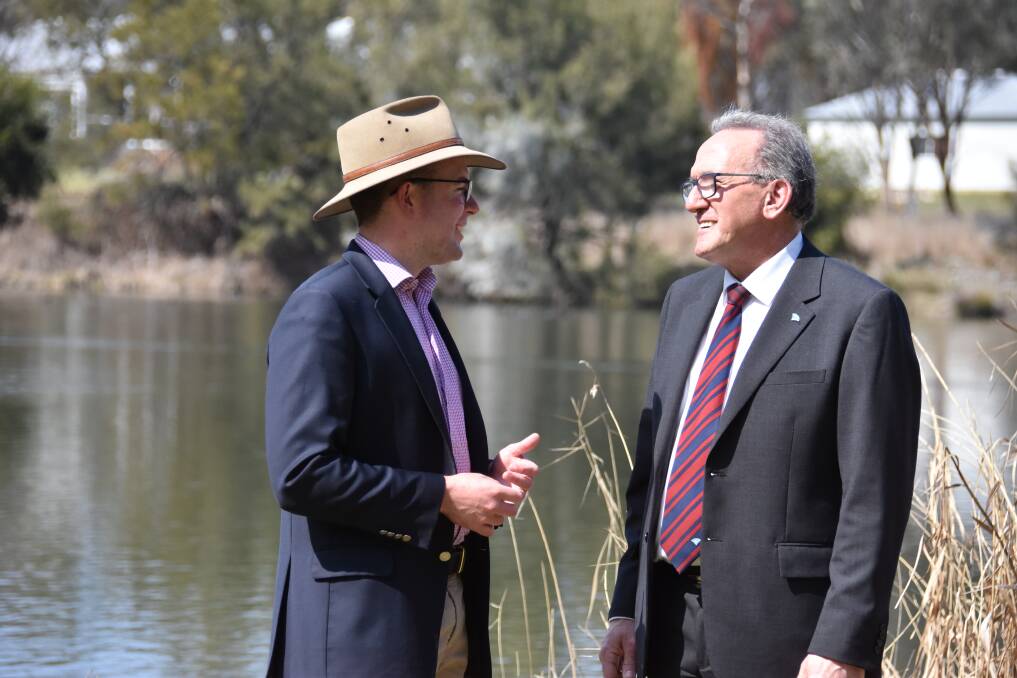 Member for Northern Tablelands Adam Marshall and deputy mayor Anthony Michael discuss the changes.
