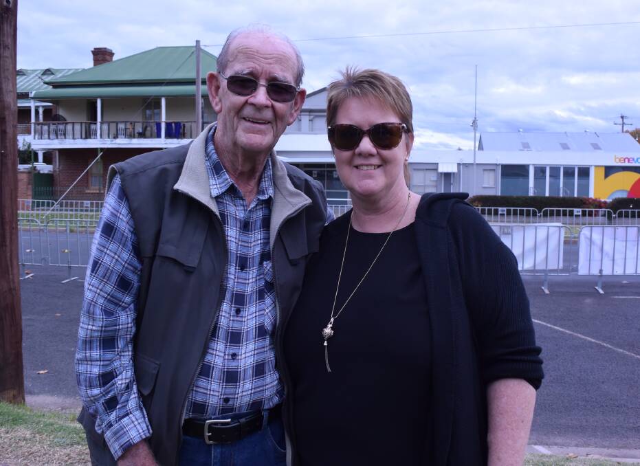 Bill Thomas (grandfather of A Grade rider Ryan Thomas) rode the Grafton to Inverell in the 1960s. Pictured with Janece Fleming after the 2017 race. 