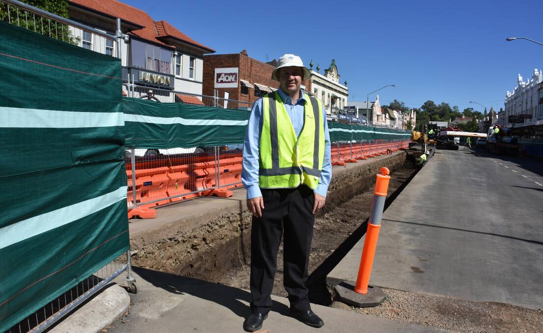 Council manager of civil engineering and Otho Street project manager Justin Pay.